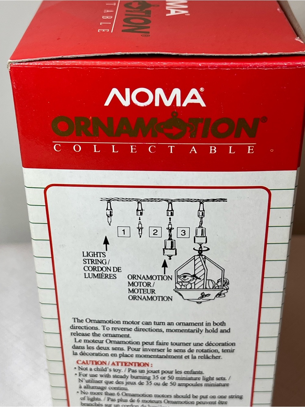NOMA Ornarmation Collectible Carousel Ornament - Red, Green, Gold - Picture 3 of 4